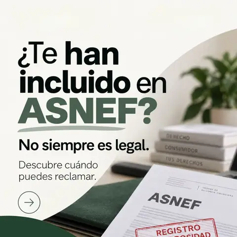 Publicación de Covelo Asociados en Instagram: ¿Te han incluido en ASNEF? Aparecer en un fichero de morosos puede dificultar el acceso a 